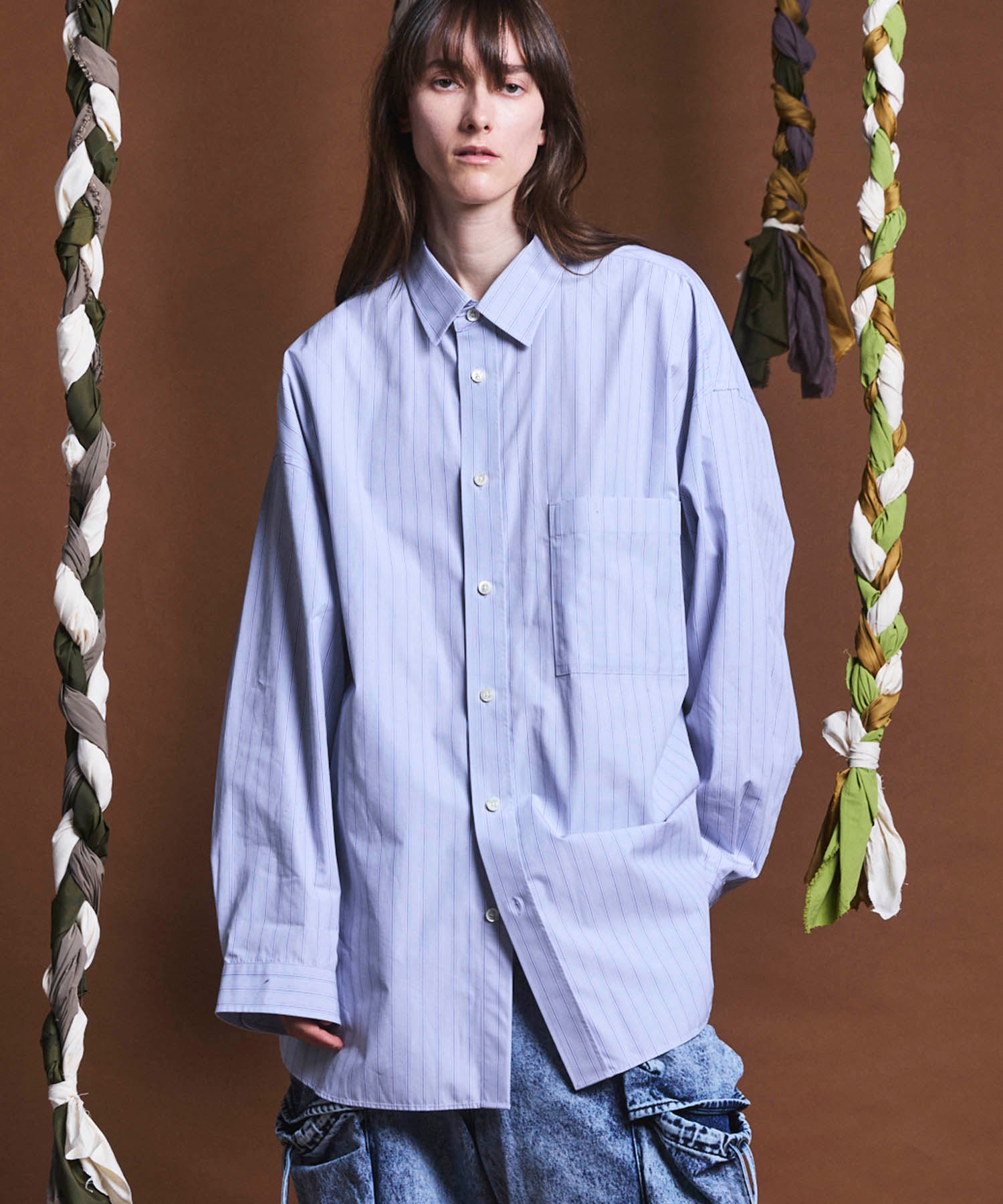 120/2 Suvin Cotton Typewriter Prime-Over Shirt Coat