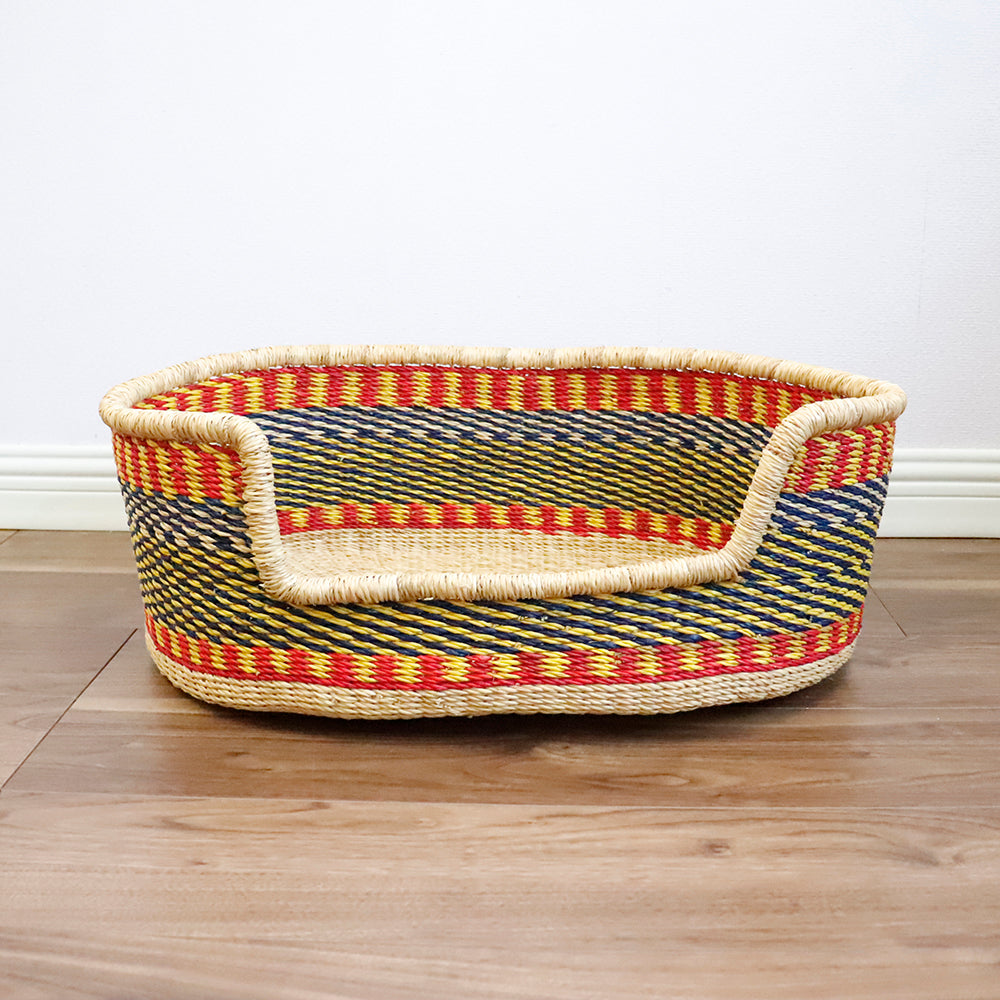 ボルガバスケット 楕円底 犬かご 大 マルチカラー 004 | マンゴロベ