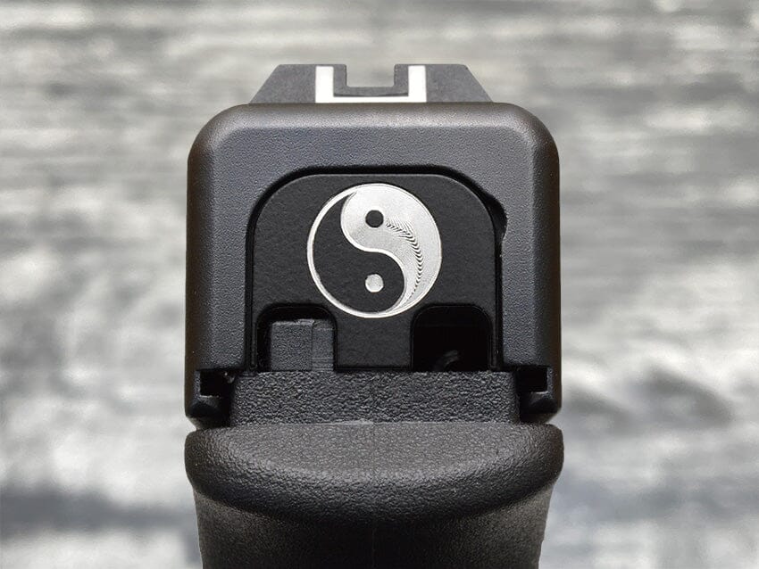 Milspin Yin and Yang Glock Slide Back Plate | MILSPIN