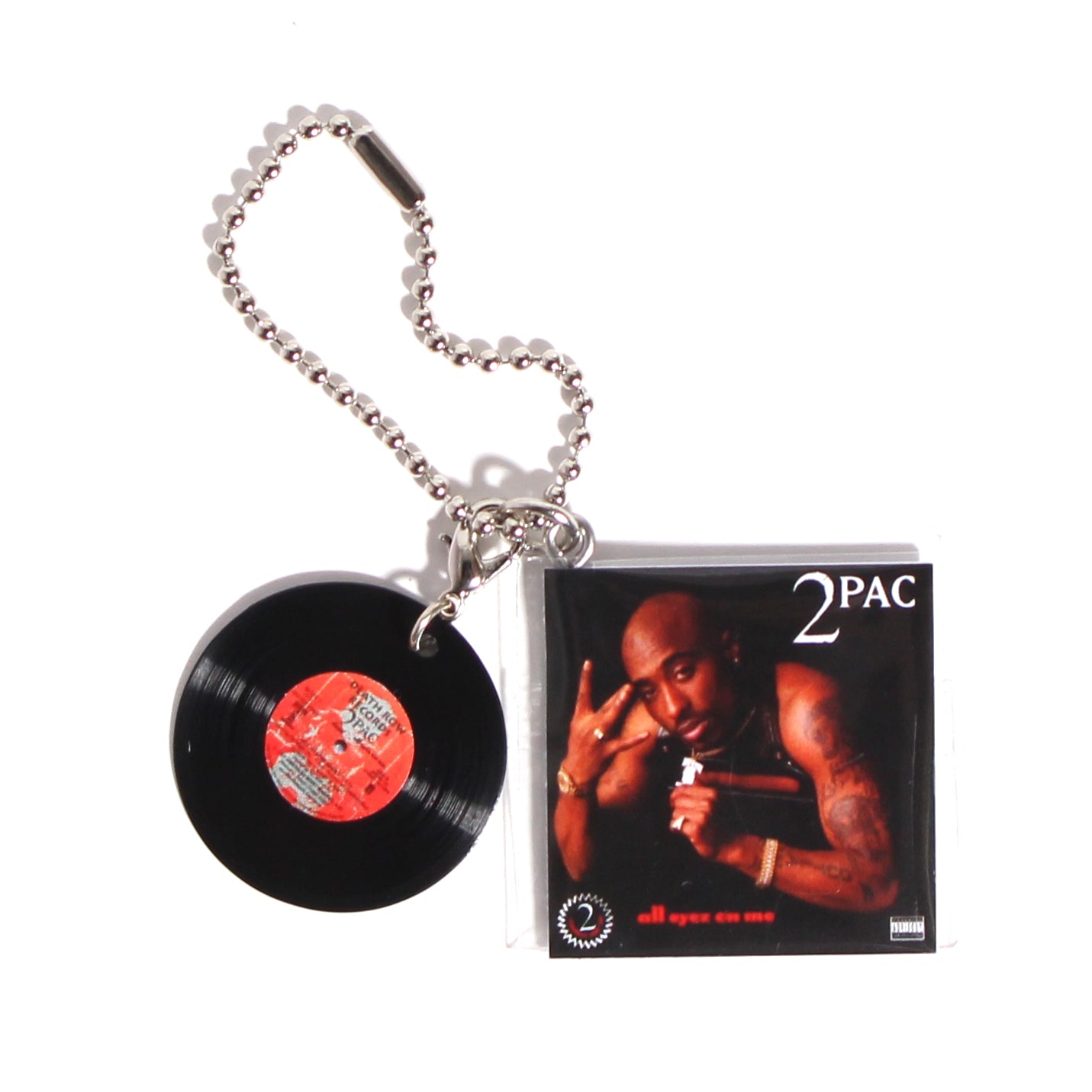 2PAC ALL EYES ON ME【KEY CHAIN HIPHOP RECORD】 – MINIATURE RECORDS