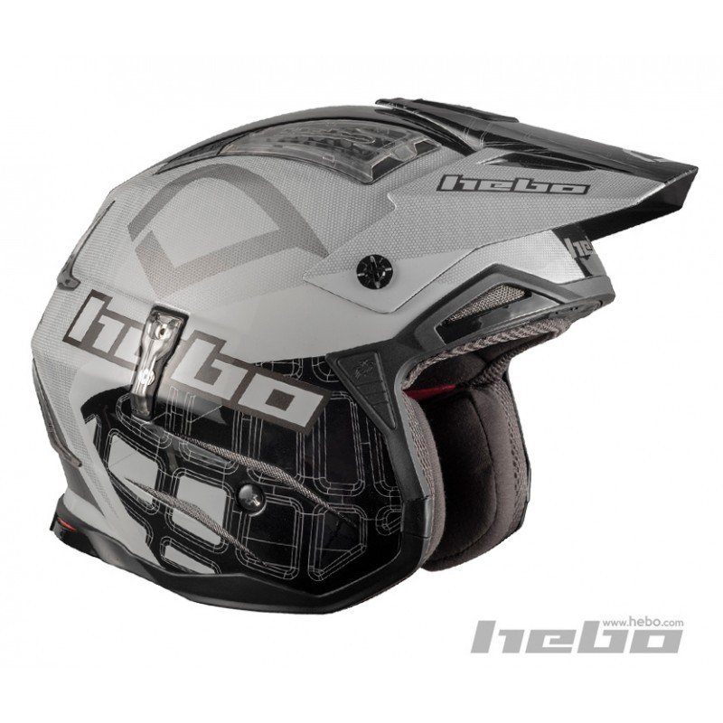 HC1026 ZONE4 PATRICK HEBO エボ トライアルヘルメット MFJ公認