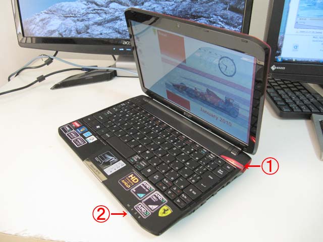 PC Blog □2010年1月24日：acer Ferrari One 200 series FO200-Rb43 Review