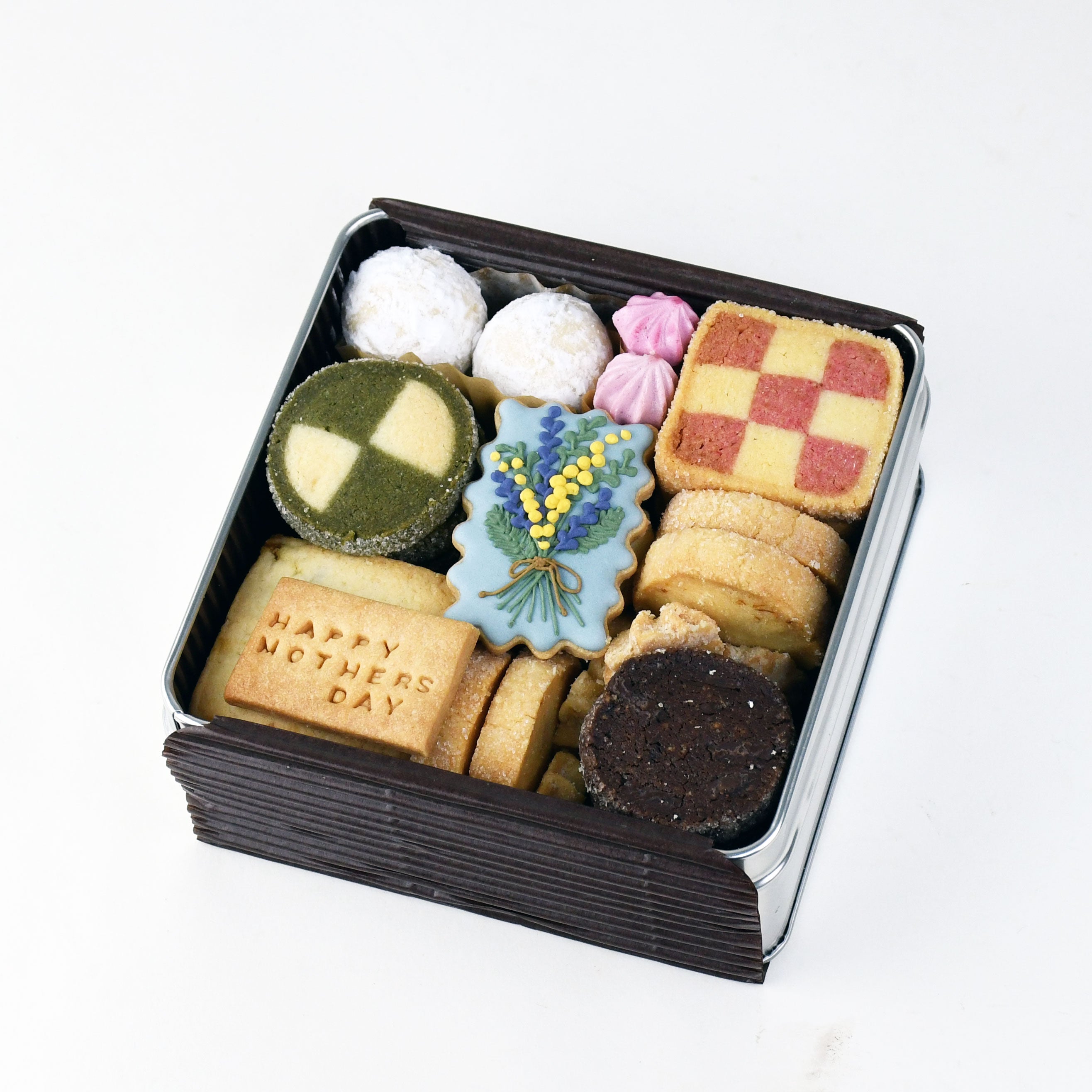 母の日・数量限定】ミモザクッキー缶のお取り寄せ【菓子工房ブリエ