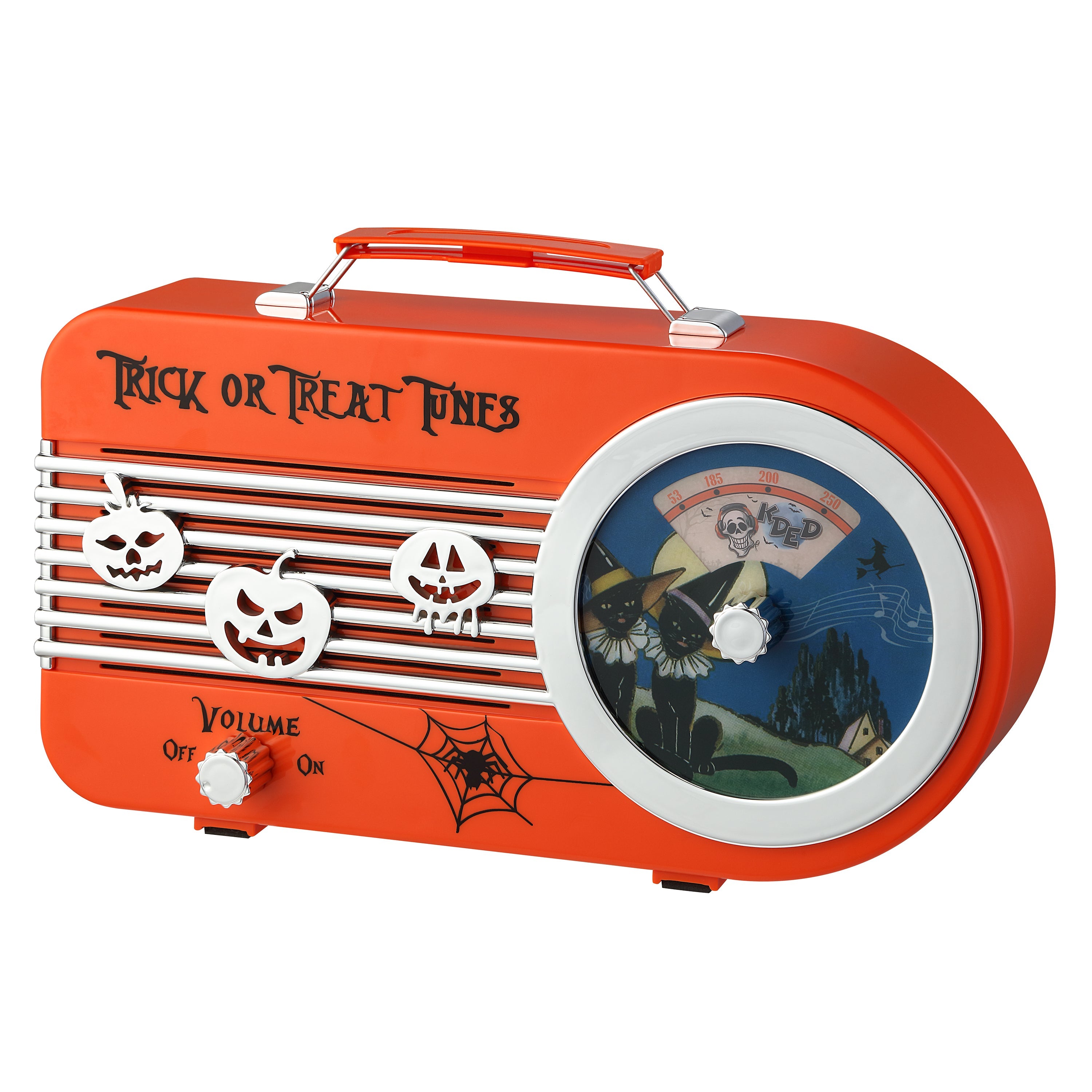 10 in. Trick or Treat Orange Radio – Mr. Christmas