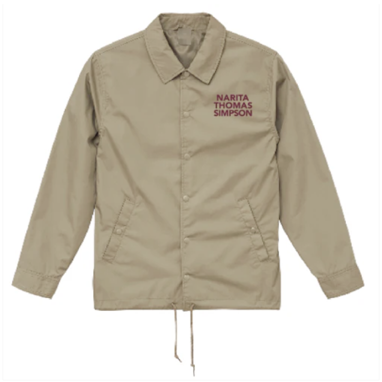 コーチジャケット(ベージュ) – NARITA THOMAS SIMPSON OFFICIAL STORE