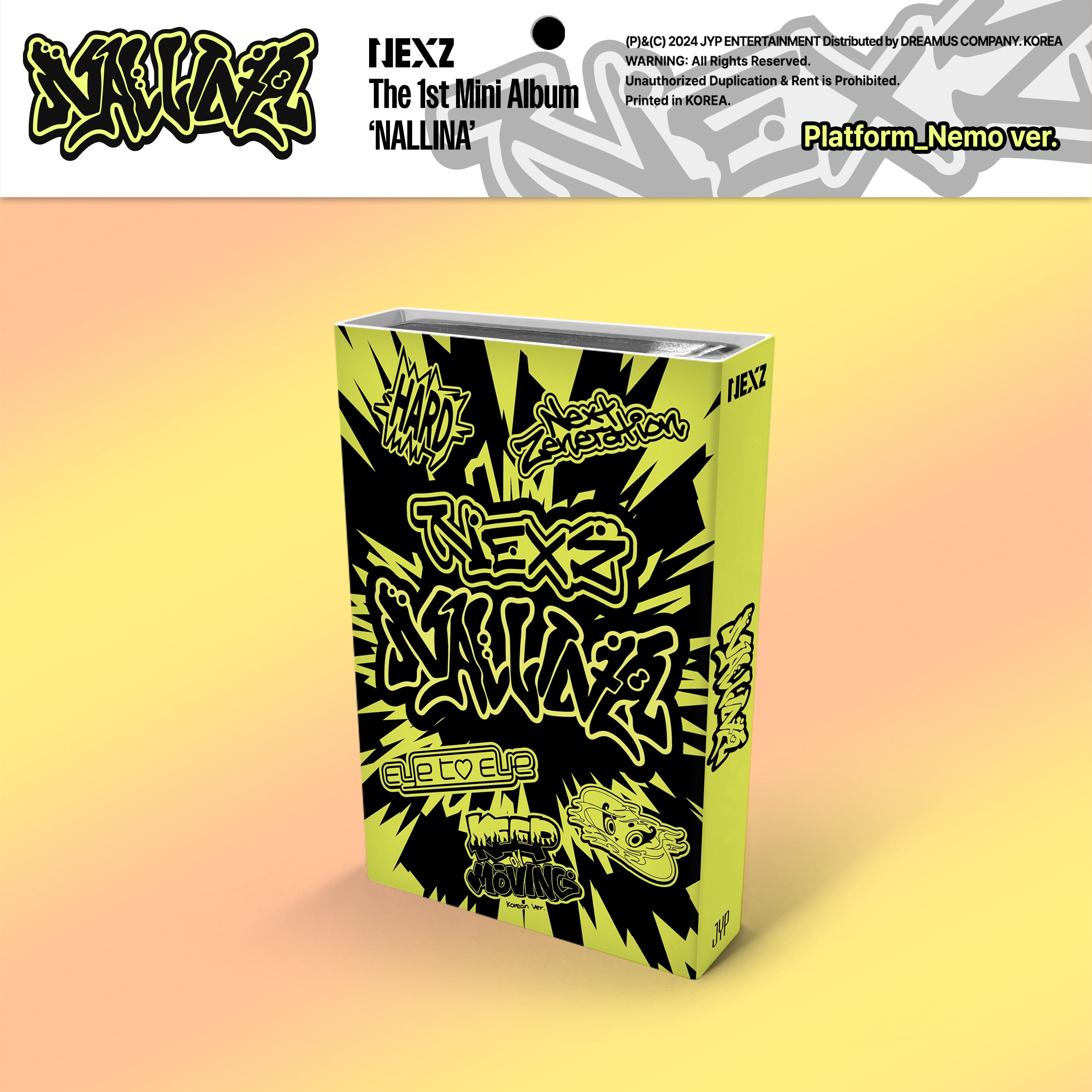 NEXZ The 1st Mini Album 'NALLINA' (Platform_Nemo ver.) – Nemoz