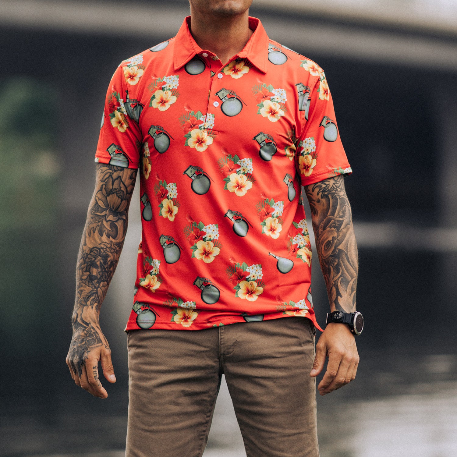 Aloha M67 Golf Polo | OAF Nation | Veteran Owned and Operated