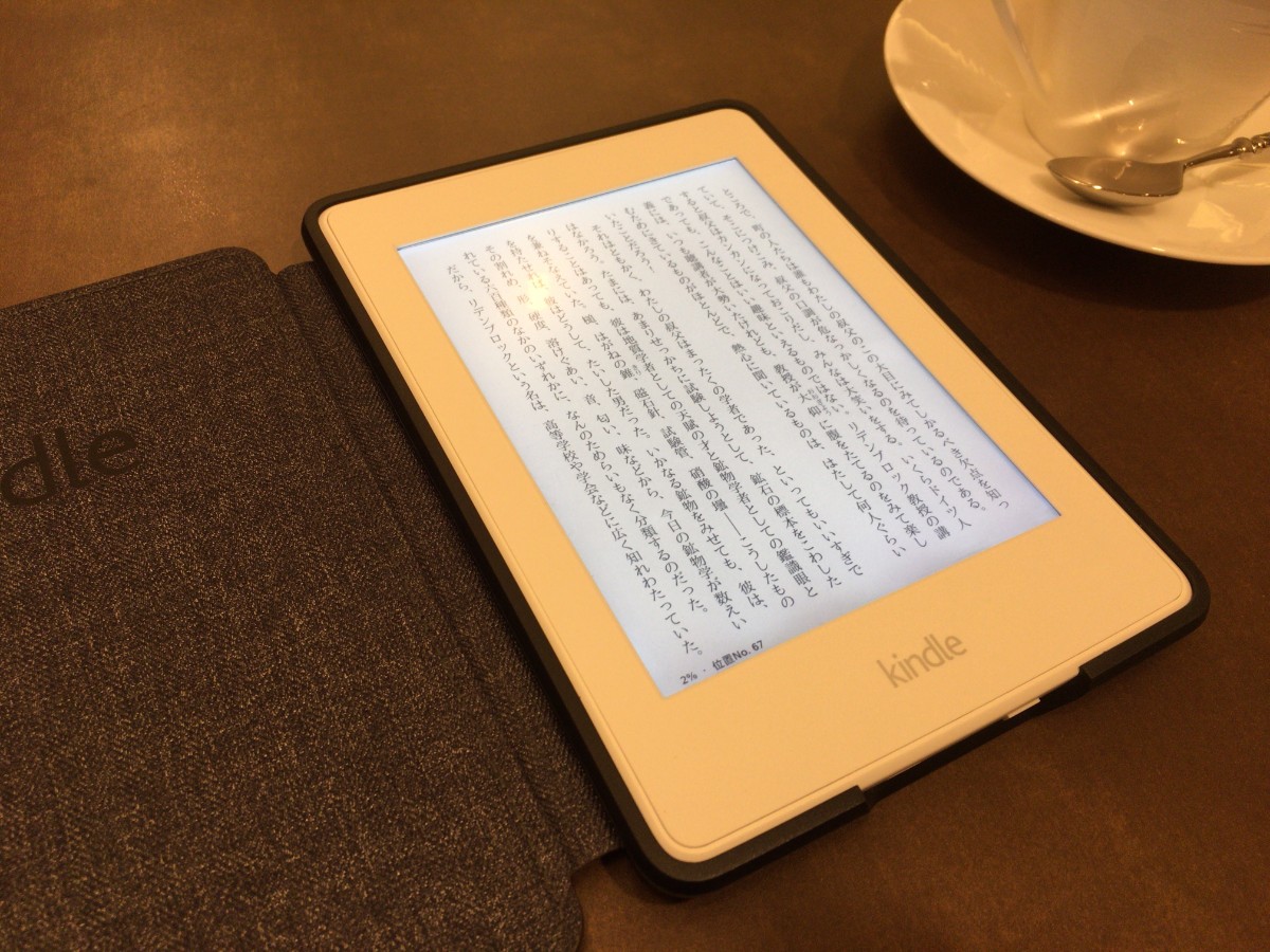 かぶ] Kindle Paperwhite プレミアムレザーカバーのお手入れにはTAPIR