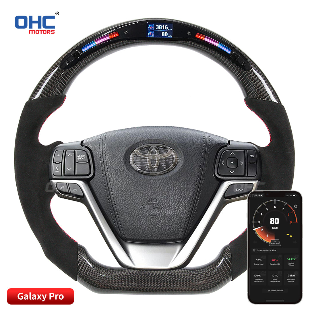 OHC Motors Led Light Up Steering Wheel for Toyota Highlander Highlande