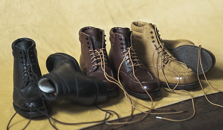 The Outlander” VACHETTA LEATHER MOC TOE BOOTS | OLD JOE BRAND