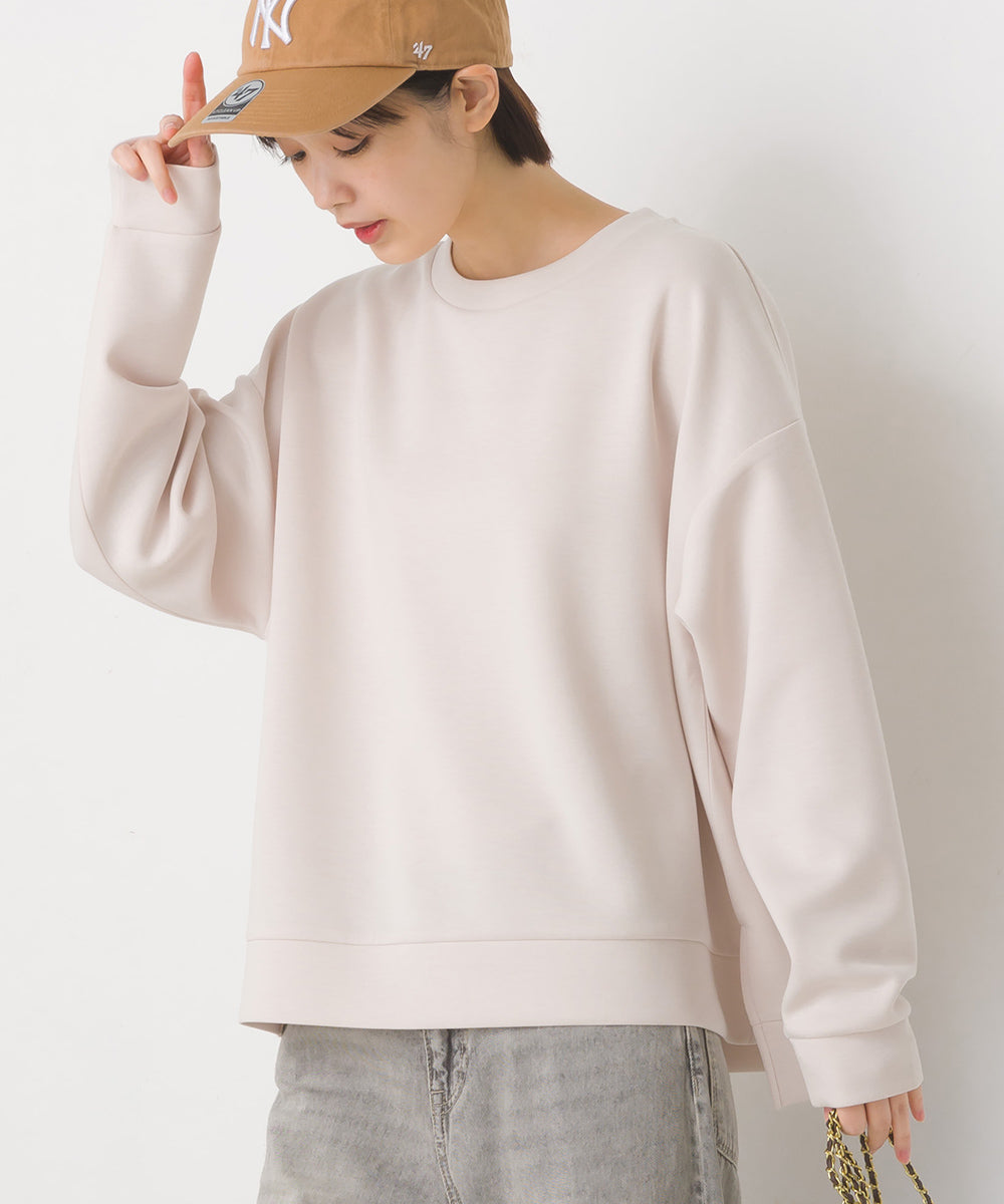 hbB】【OMNES】ソフトダンボールニットプルオーバー【6124-5532】