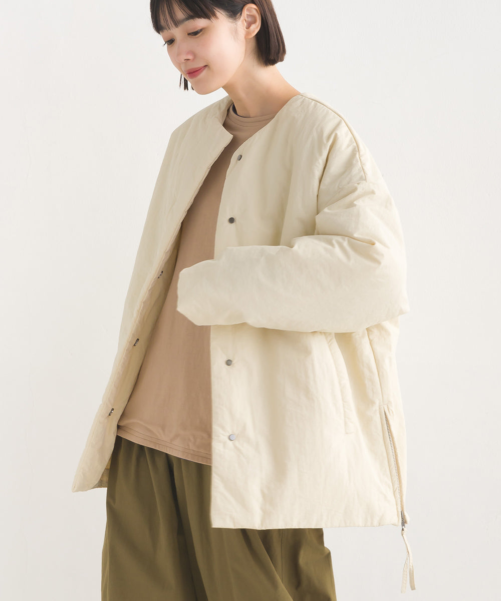 OMNES】撥水加工ステッチレスサイドZIPコート【7122-7140】