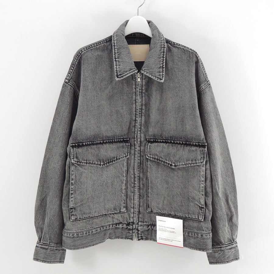 Graphpaper/グラフペーパー】Selvage Denim Zip Jacket GM253-20056LB