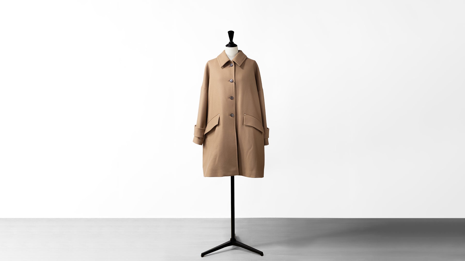 papi-co様マッキントッシュ ハンビー ミルクティー ウールコート