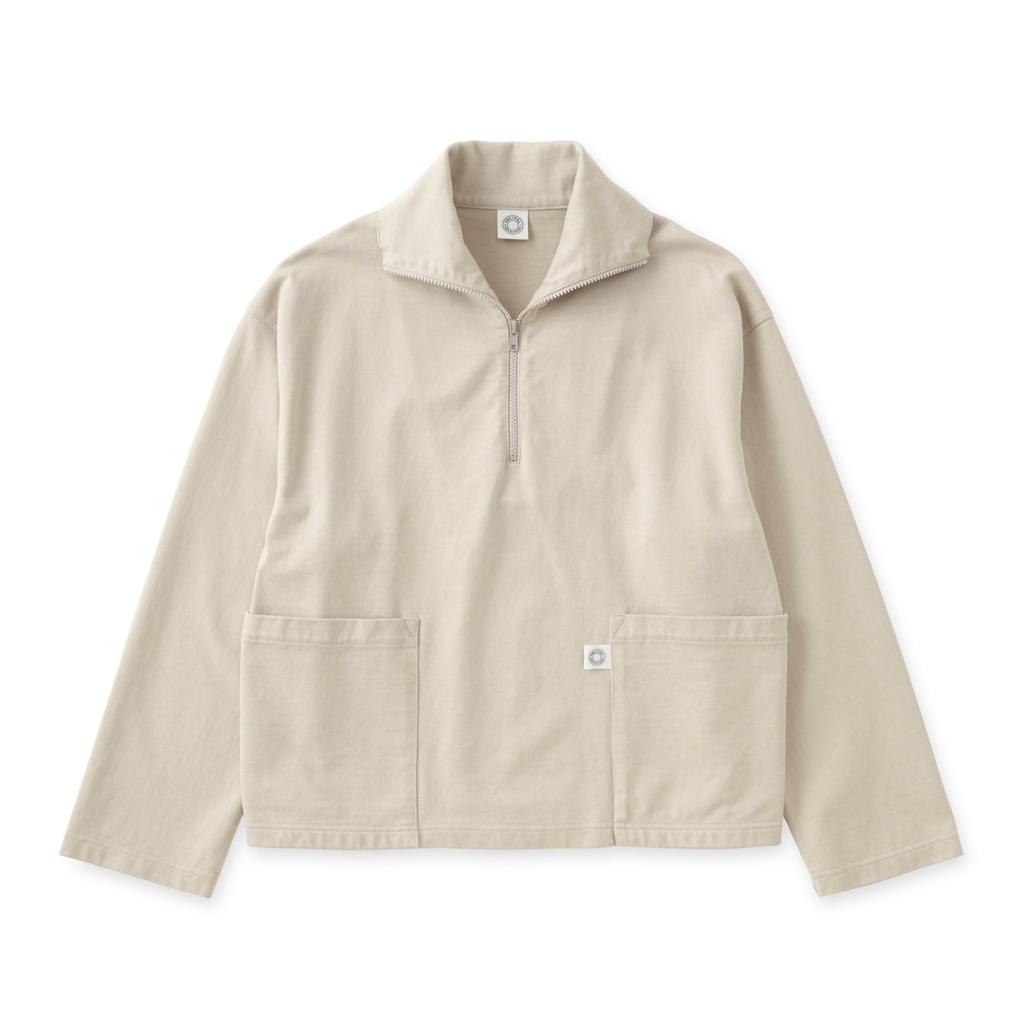 Cotton Heavy Jersey Half Zip Pullover｜ORCIVAL