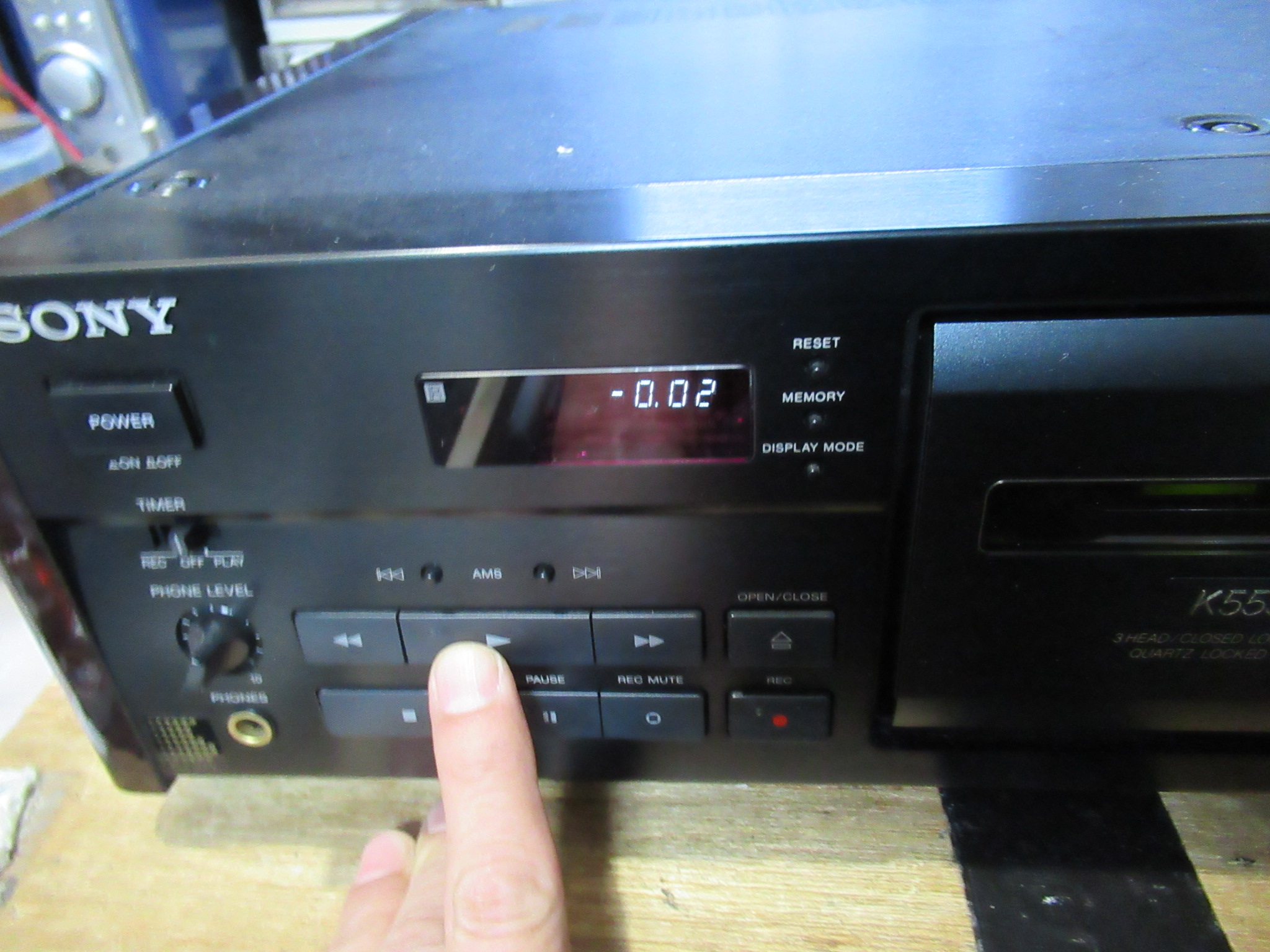 SONY TC-K555ESA LCH録音不良 – Audiolife － Enjoy your audio life!!