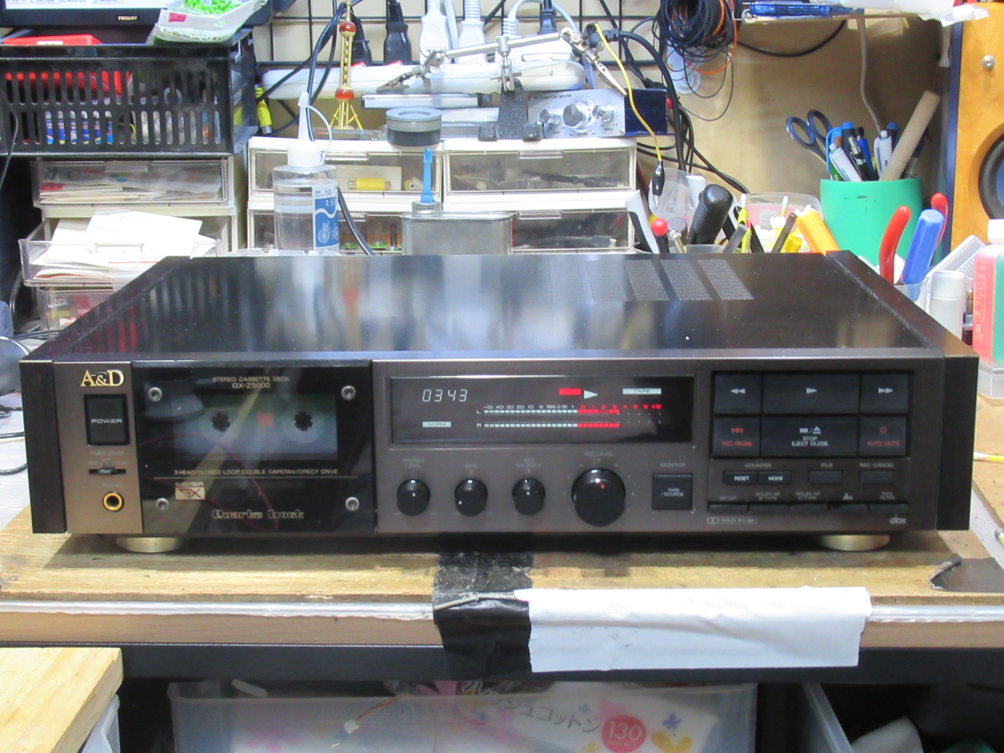 AKAI（A&D）製GXデッキのテープガイドとテープの干渉 – Audiolife