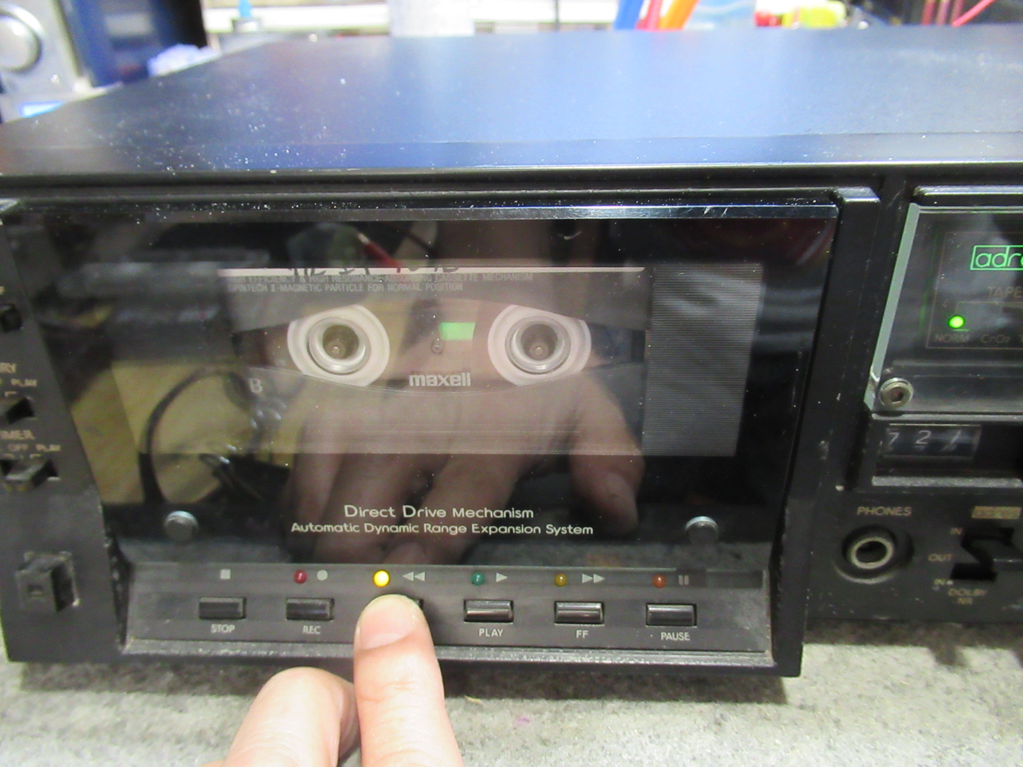 Aurex PC-X66AD アイドラーゴム・ピンチローラー交換 – Audiolife