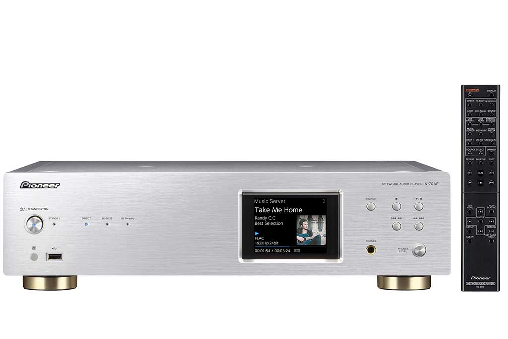パイオニア、DSD 11.2MHz/バランス出力対応の新ネットワークプレーヤー