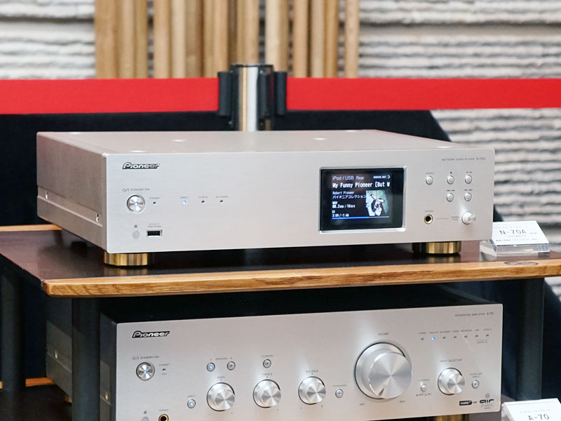 Pioneeer A-515VにDACを搭載 A-50DV 正常動作中アンプ中古 A-515V