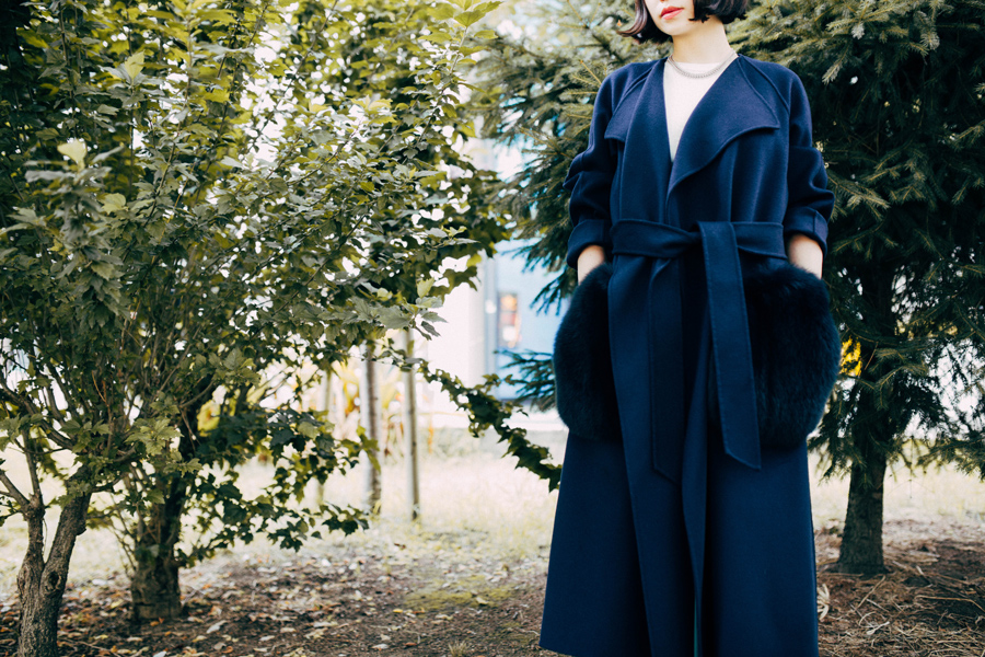 Drawer ファーポケットコート | ブランド古着 買取・販売 about a Pond