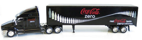 1/64 Diecast Coke Zero Long Hauler Tractor Trailer – Acapsule Toys
