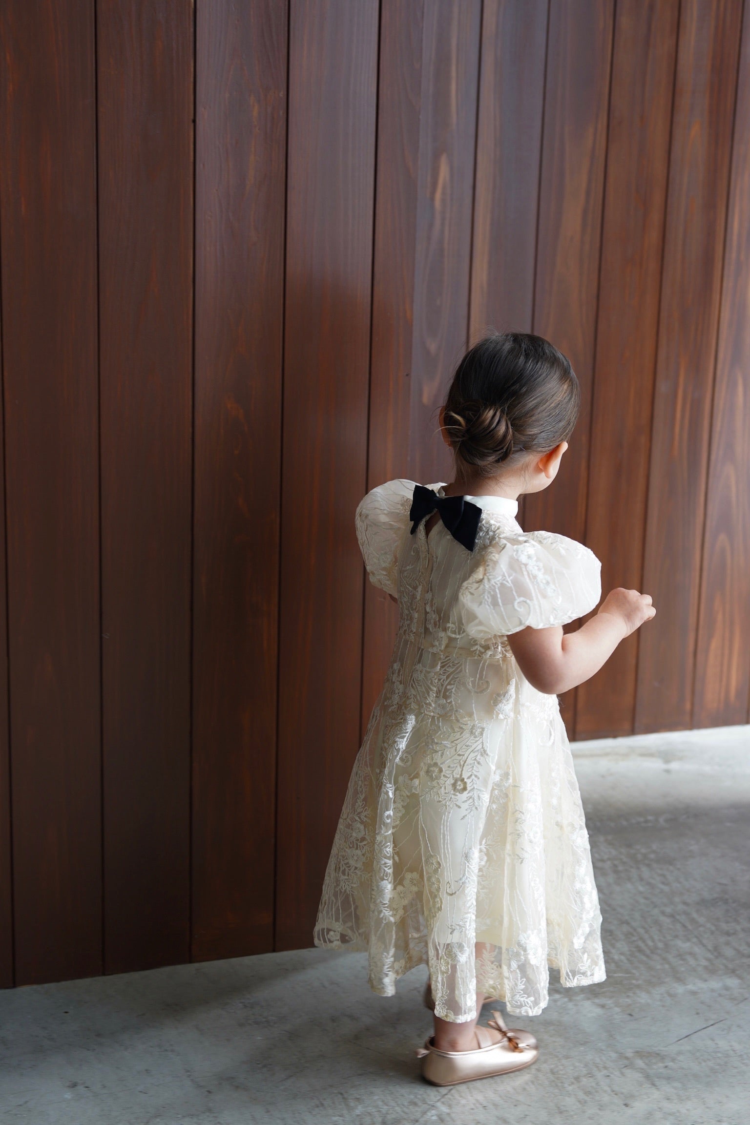 kids］lace flare dress – Acka online store
