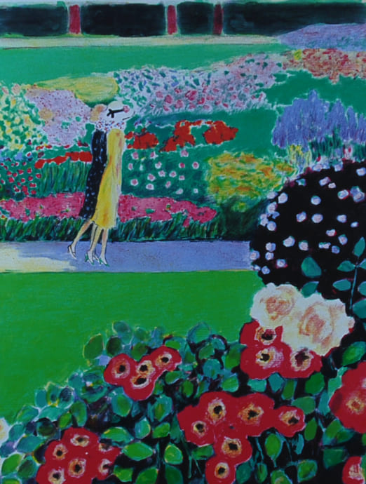 ジャン・ピエール・カシニョール 【散歩】 オリジナルリトグラフ版画