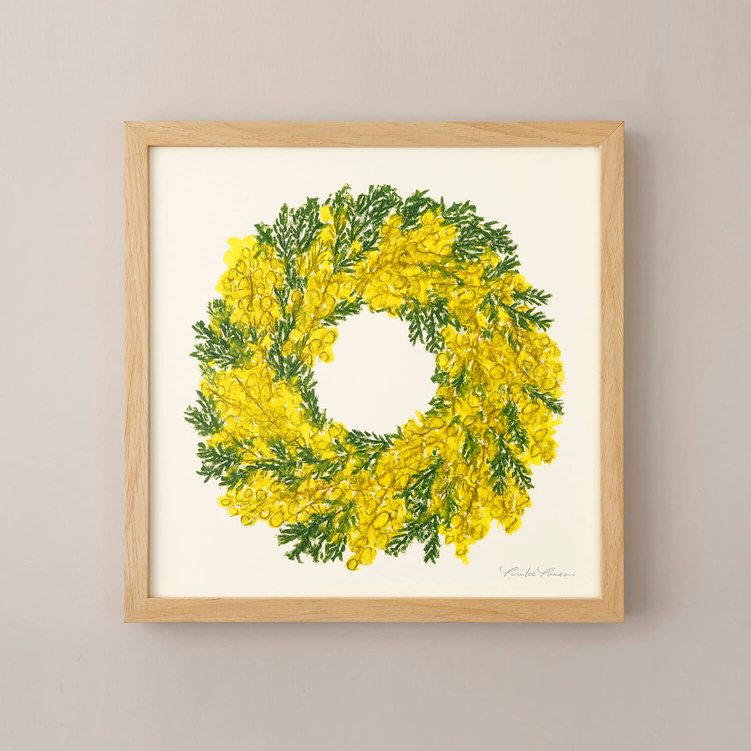 アートポスター | ミモザ ivory フレームセット – a good view