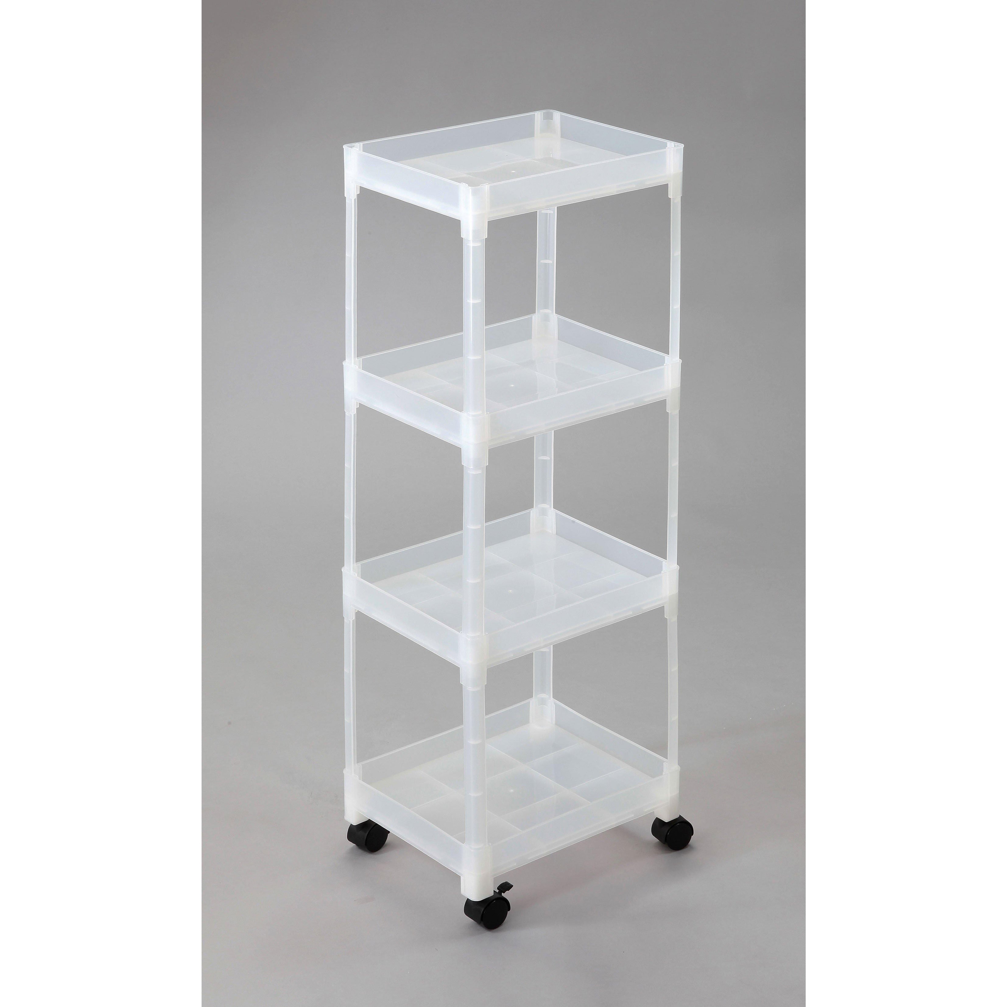 法人様限定】樹脂製4段ラック｜店舗備品・店舗什器・販促POPならAからZ