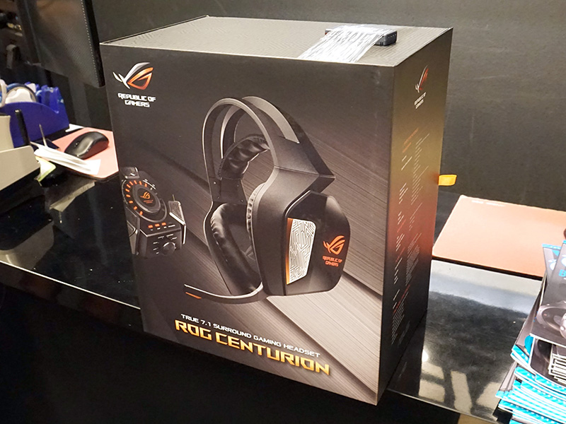 合計10基のドライバを内蔵したリアル7.1chヘッドセット「ROG Centurion