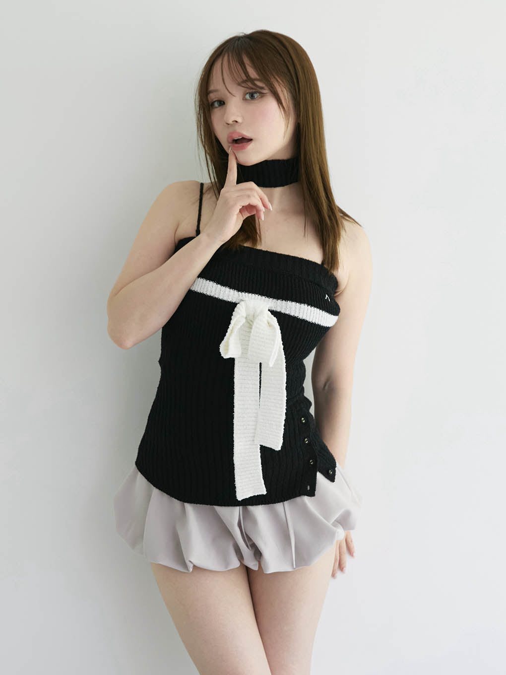 ANDMARY】Candice ribbon bare tops