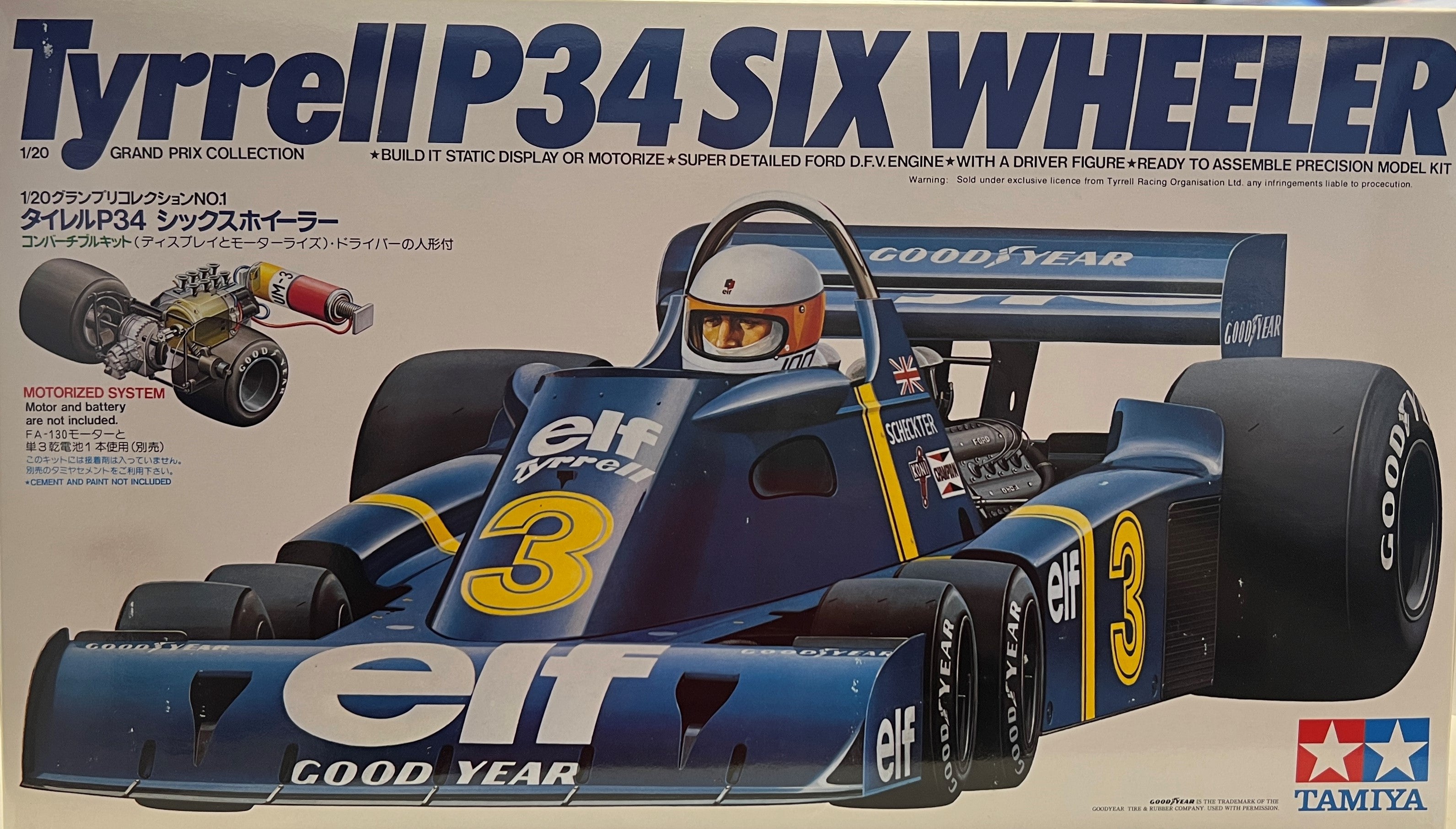 Tamiya 20001 1/20 Tyrrell P34 Six Wheeler