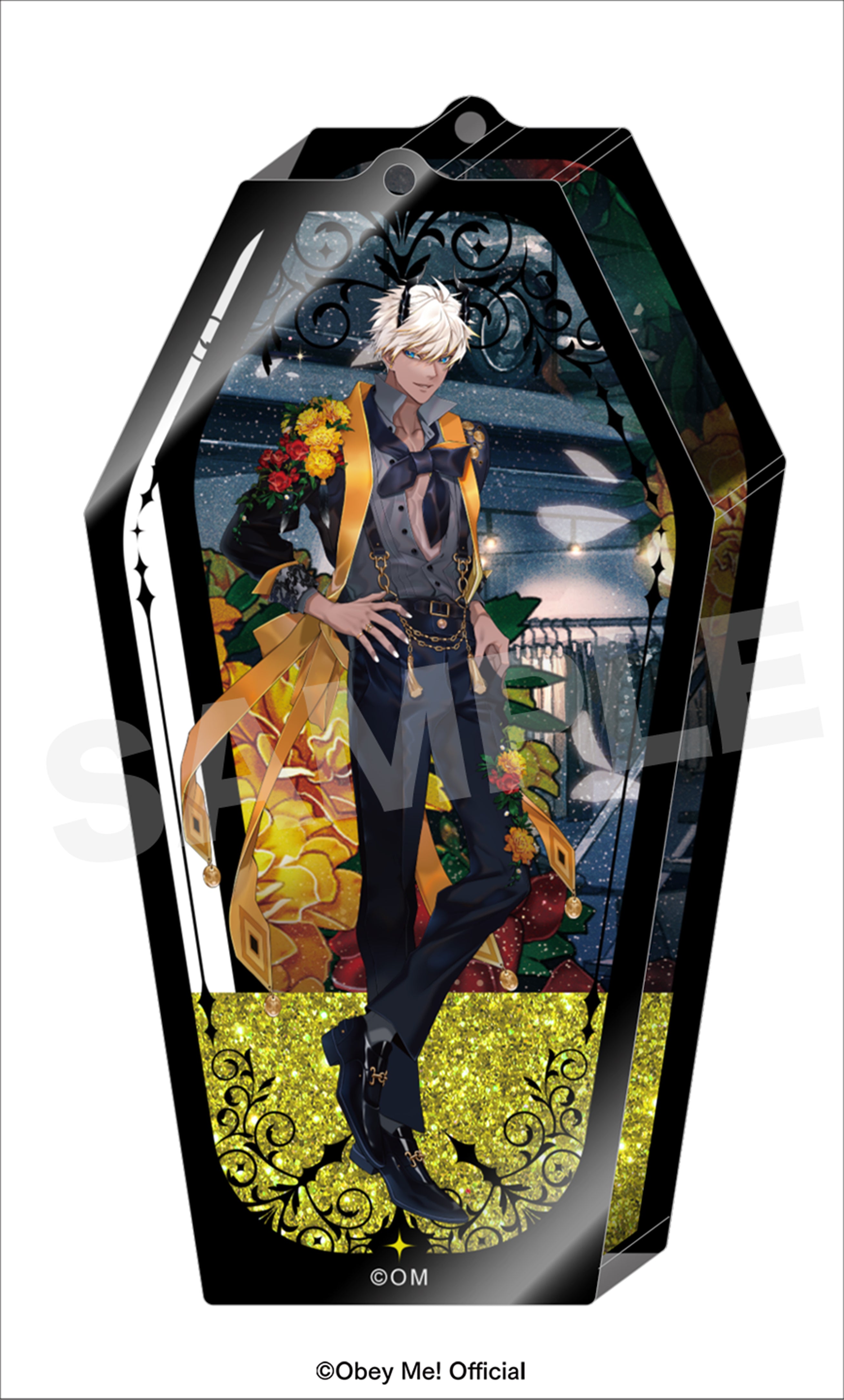 Obey Me!] 5th Anniversary Oil-in Acrylic Keychain / Mammon