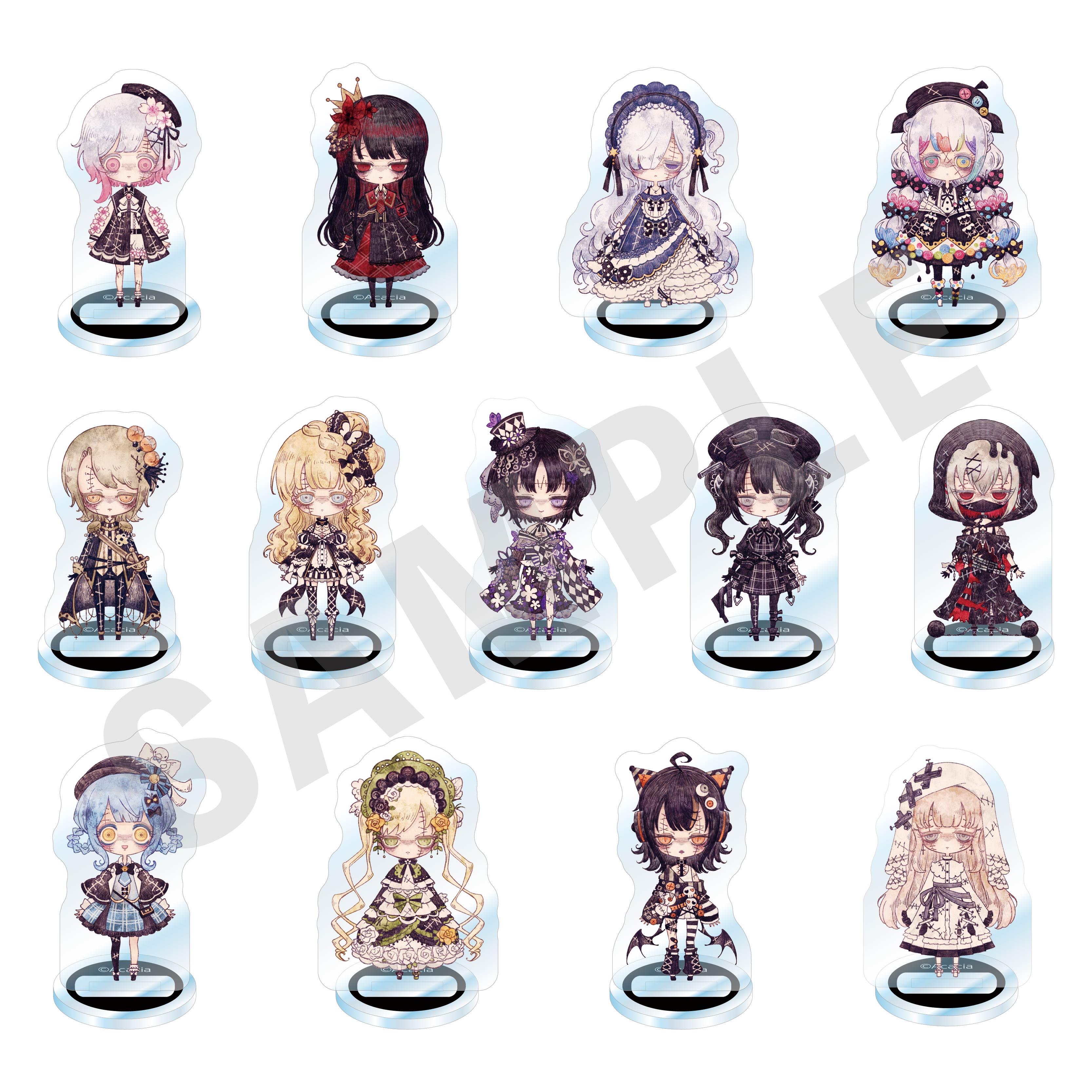 単品】「魔法少女ノ魔女裁判」トレーディング ミニミニアクリル