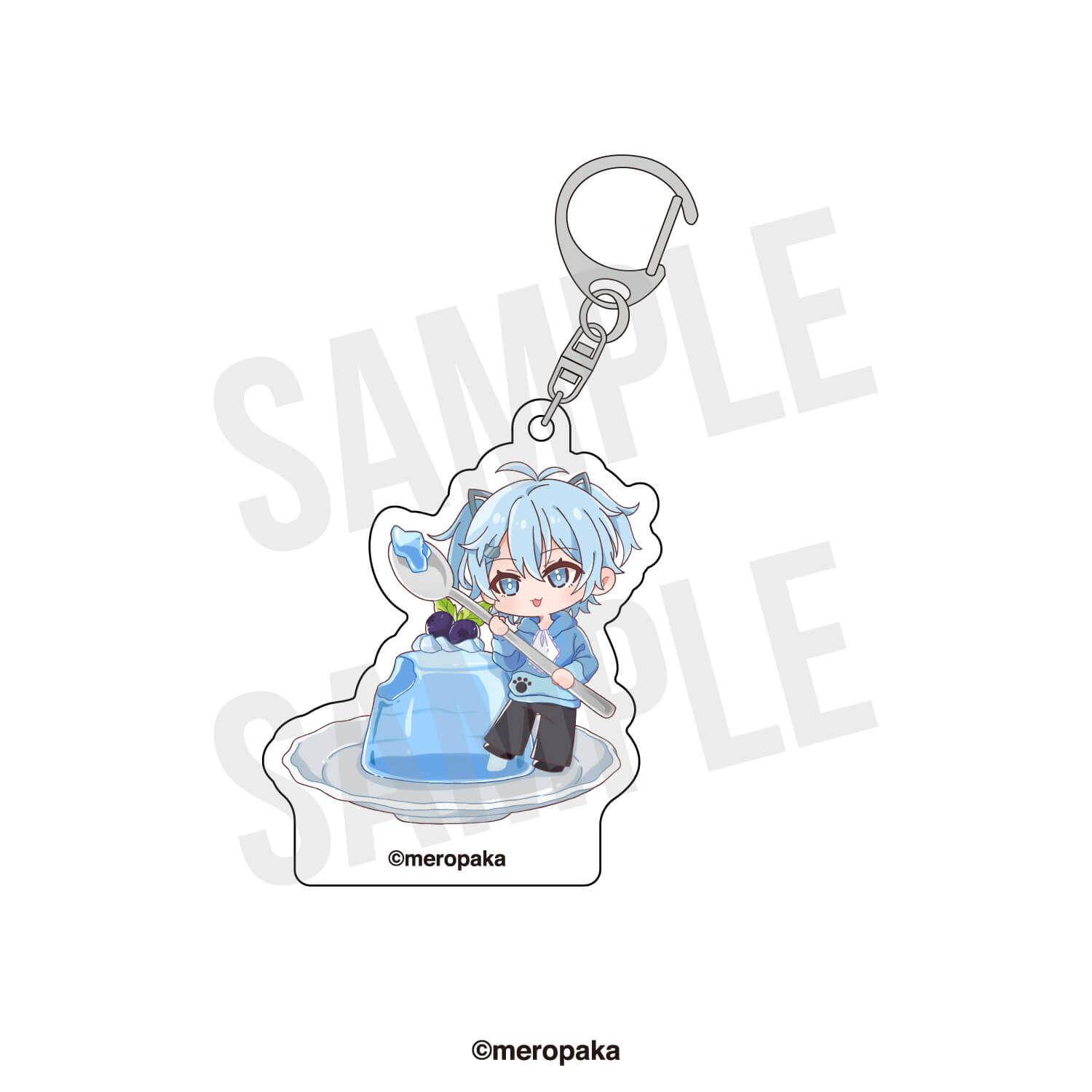 めろんぱーかー】 アクリルキーホルダー（そらねこ） – animeshi