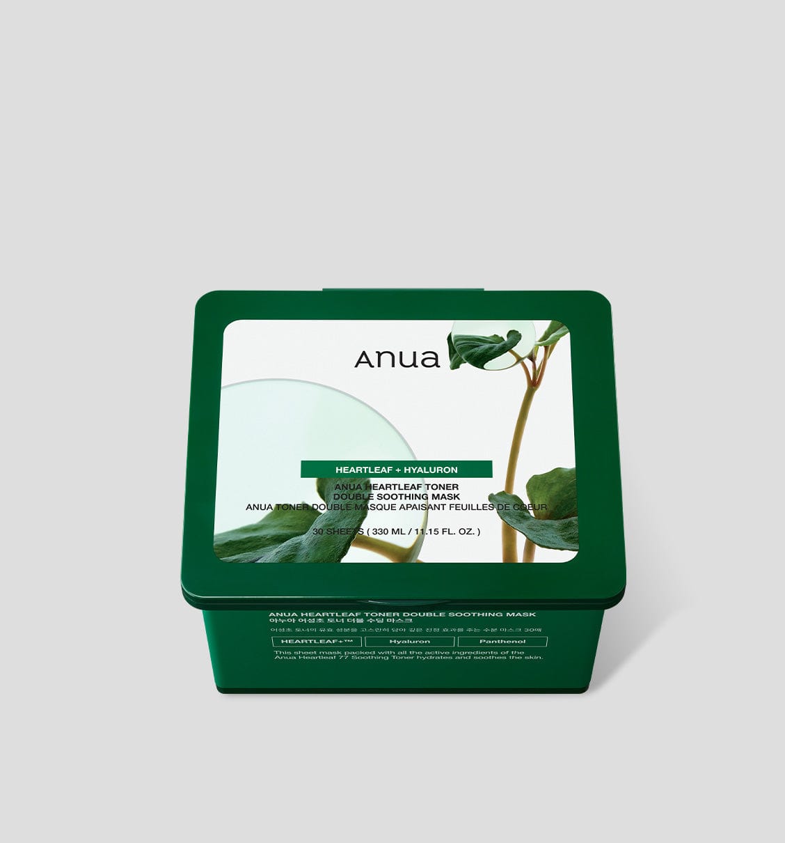 ドクダミトナー ダブルスージングマスク 30枚 | アヌア Anua