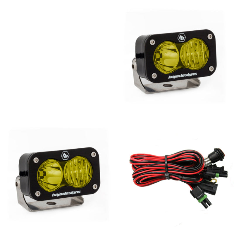 Baja Designs S2 Pro Driving/Combo Pair LED - Amber – Apex Off-Road