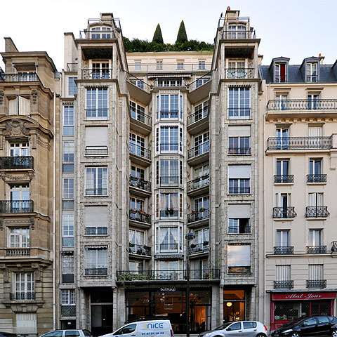 建築マップ フランス フランクリン通りの集合住宅