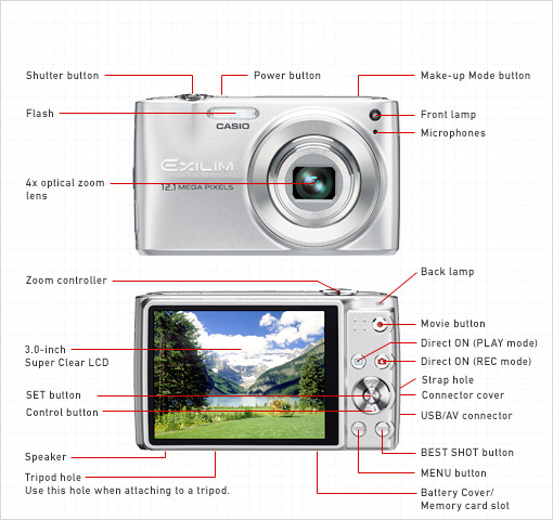 EX-Z400 Appearance - STANDARD - Digital Cameras - CASIO