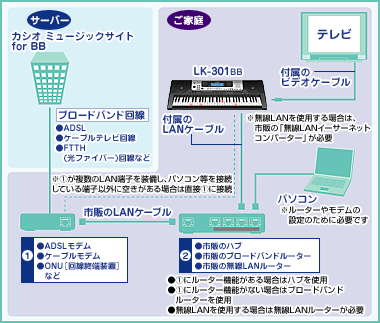 LK-301BB - 光ナビゲーションキーボード - 電子楽器 - CASIO