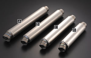 各種サイレンサー | バイクマフラーの製造販売店です。ワンオフ