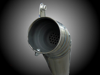 超軽量フルチタンGPスタイルメガフォンサイレンサー | バイク