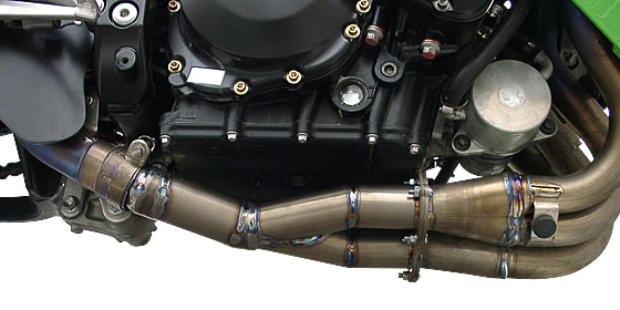 06-'07 ZX-10R 触媒ストレートパイプ | バイクマフラーの製造販売店
