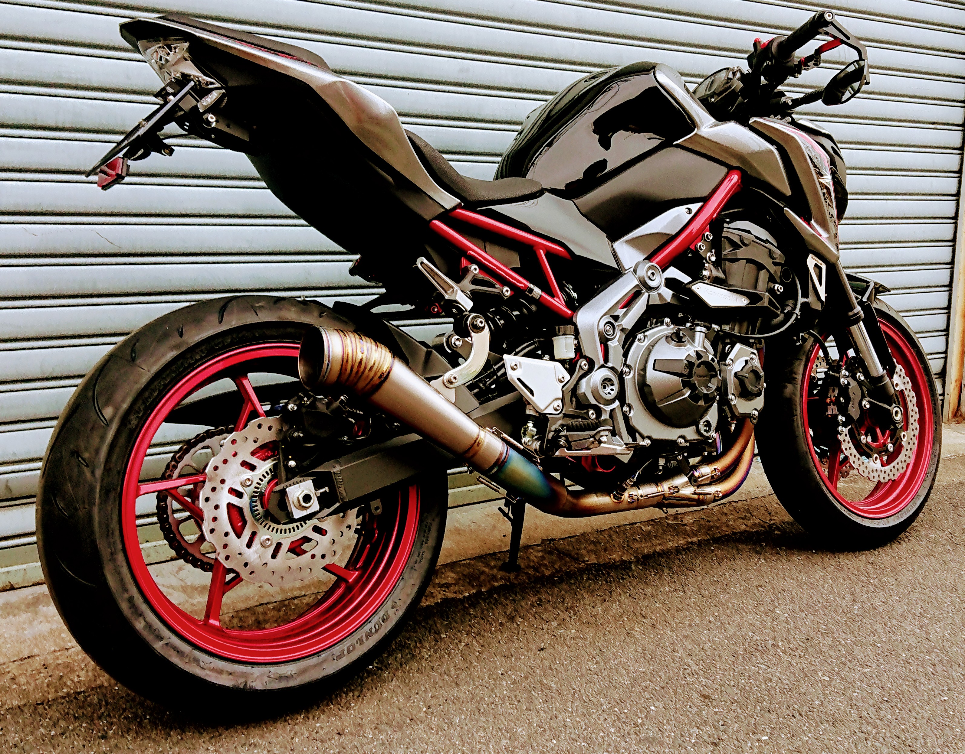 18~ Z900 フルチタンEX GPメガフォン仕様 | バイクマフラーの製造販売