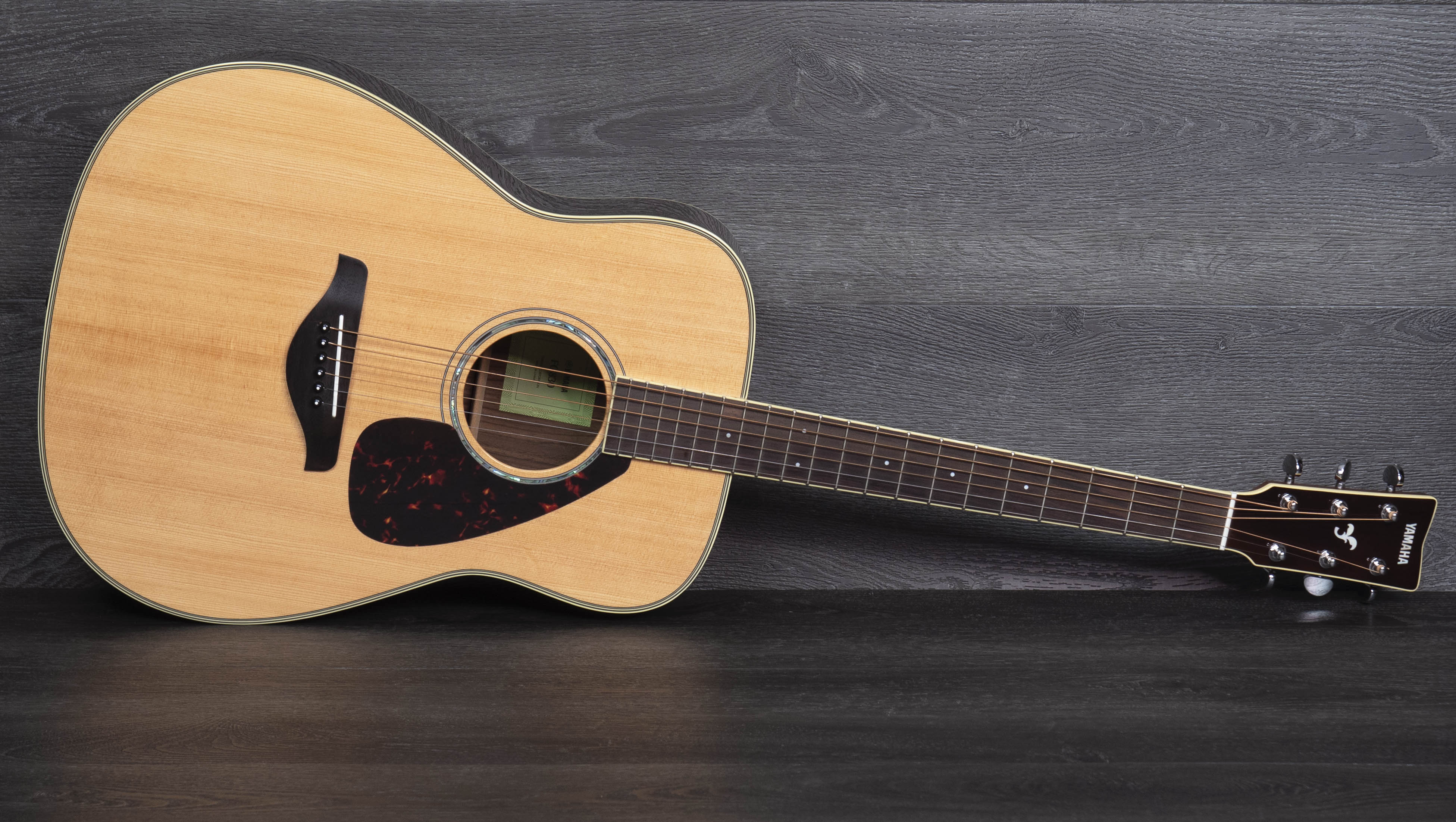 YAMAHA Fg830 本体＋カポ 1_Full_Straight_Front_NA-