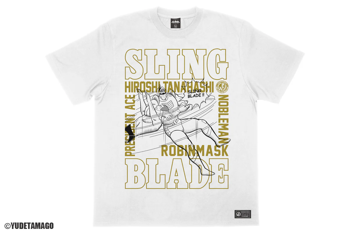 キン肉マンコラボ 棚橋弘至×ロビンマスク「SLING BLADE」Tシャツ