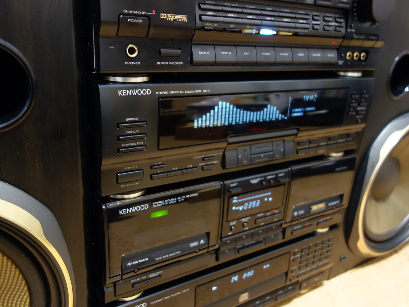 KENWOOD のAIグラフィックイコライザーGE-7i – バブルコンポのある暮らし