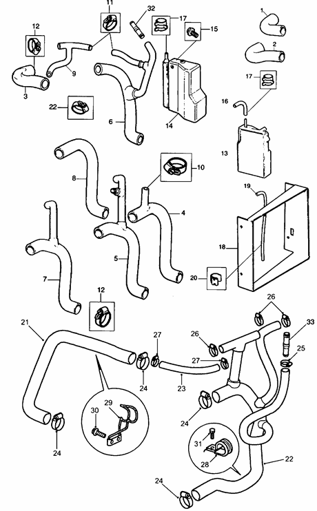 ラジエーターホース／エクスパンションタンク | ミニクーパー