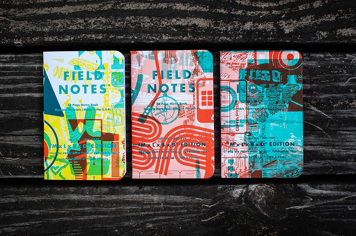 Field Notes M x L x B x D edition 3-Pack – Burlesque of North America